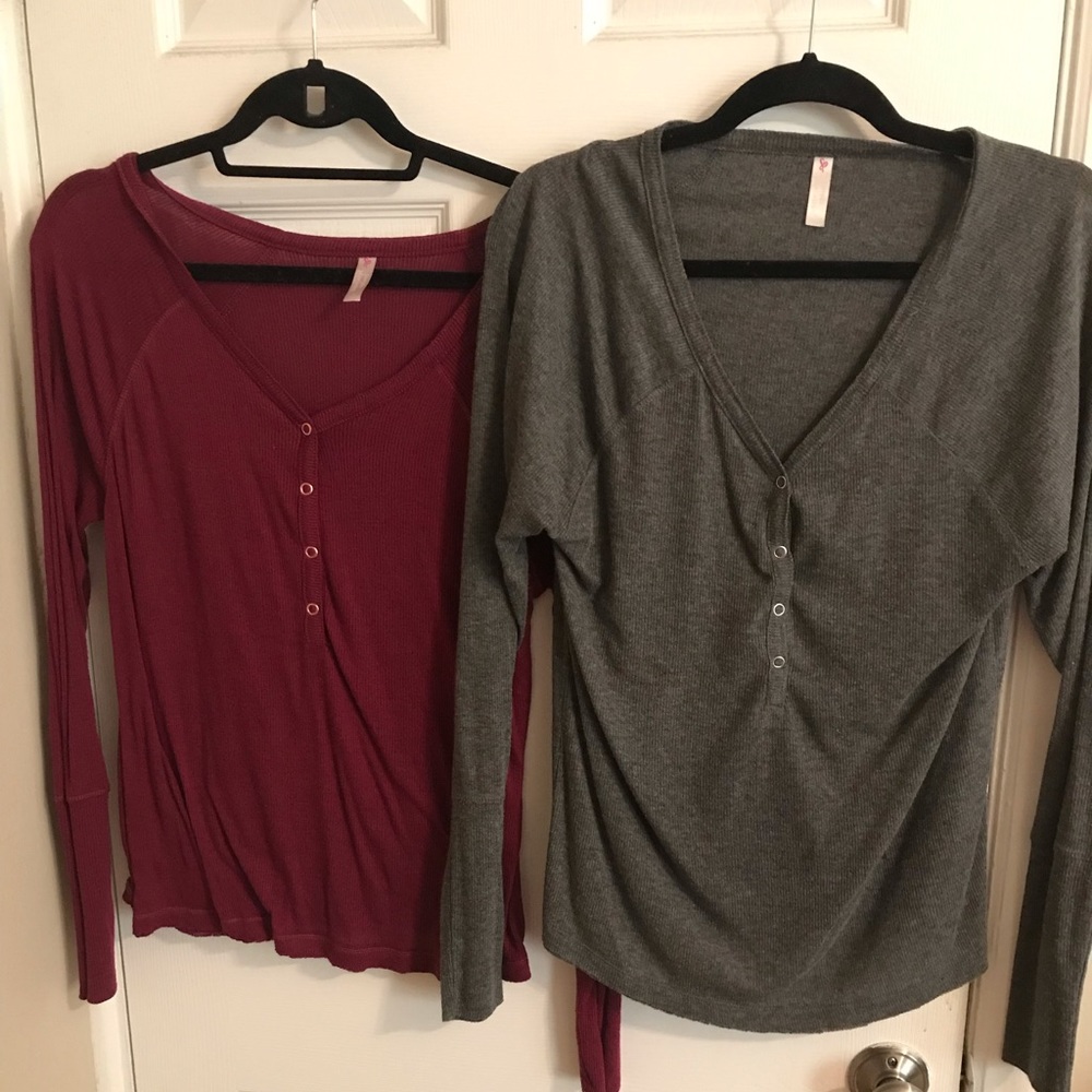 Long sleeved Thermal button down